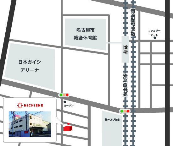 周辺地図 〒457-0821 愛知県名古屋市南区弥次ヱ町4-39